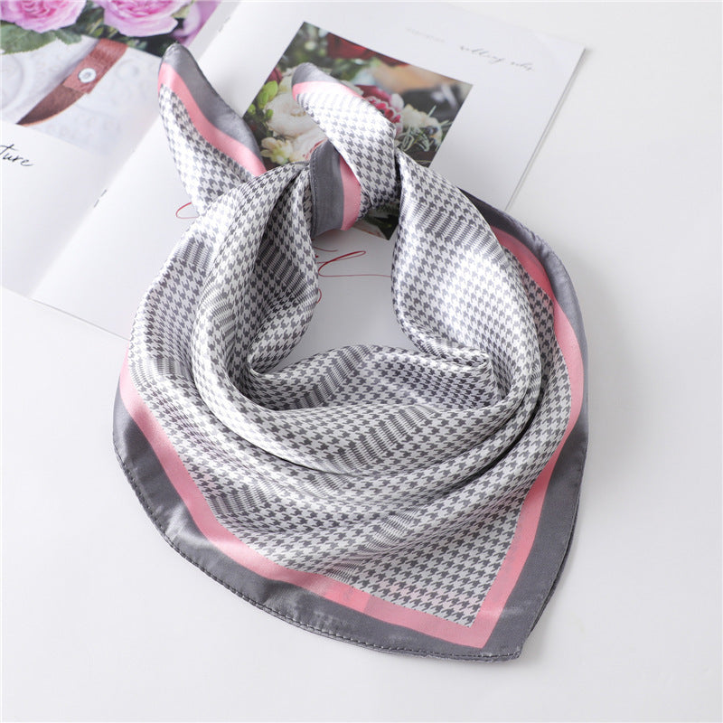 Women's New Small Square Retro Cashew Professional Scarf Women's New Small Square Retro Cashew Professional Scarf